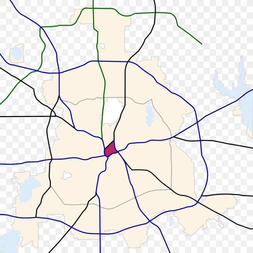 Downtown Dallas Oak Lawn Bryan Place, Dallas Central Business District Map, PNG, 1000x1000px, Watercolor, Cartoon, Flower, Frame, Heart Download Free