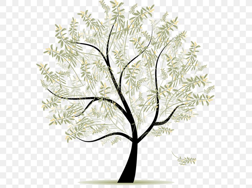 Drawing Tree Royalty-free, PNG, 600x611px, Drawing, Art, Black And White, Branch, Canvas Print Download Free