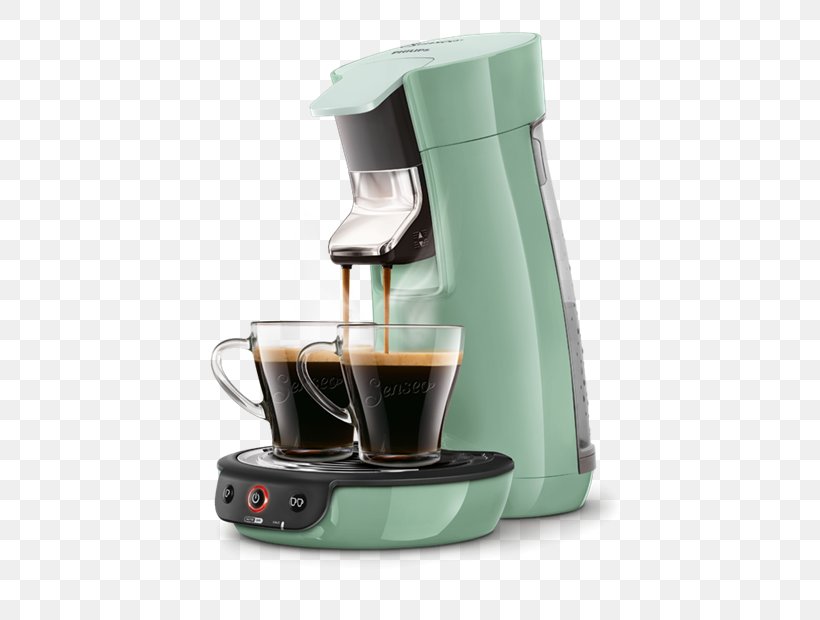 Philips SENSEO Viva Café Plus HD782x Coffeemaker Philips Senseo Viva Café HD7829, PNG, 432x620px, Senseo, Brewed Coffee, Coffee, Coffeemaker, Cup Download Free