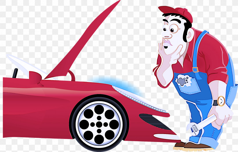 Red Cartoon Vehicle Vehicle Door Car, PNG, 2086x1338px, Red, Automotive Wheel System, Car, Cartoon, Vehicle Download Free