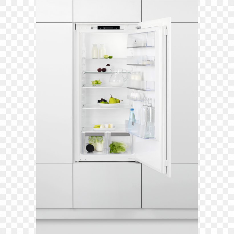 Refrigerator Electrolux EN3487AOO Fridge Freezer Frost Free 239+78Litres Brown European Union Energy Label Freezers, PNG, 1000x1000px, Refrigerator, Bathroom Accessory, Bathroom Cabinet, Display Case, Dometic Download Free