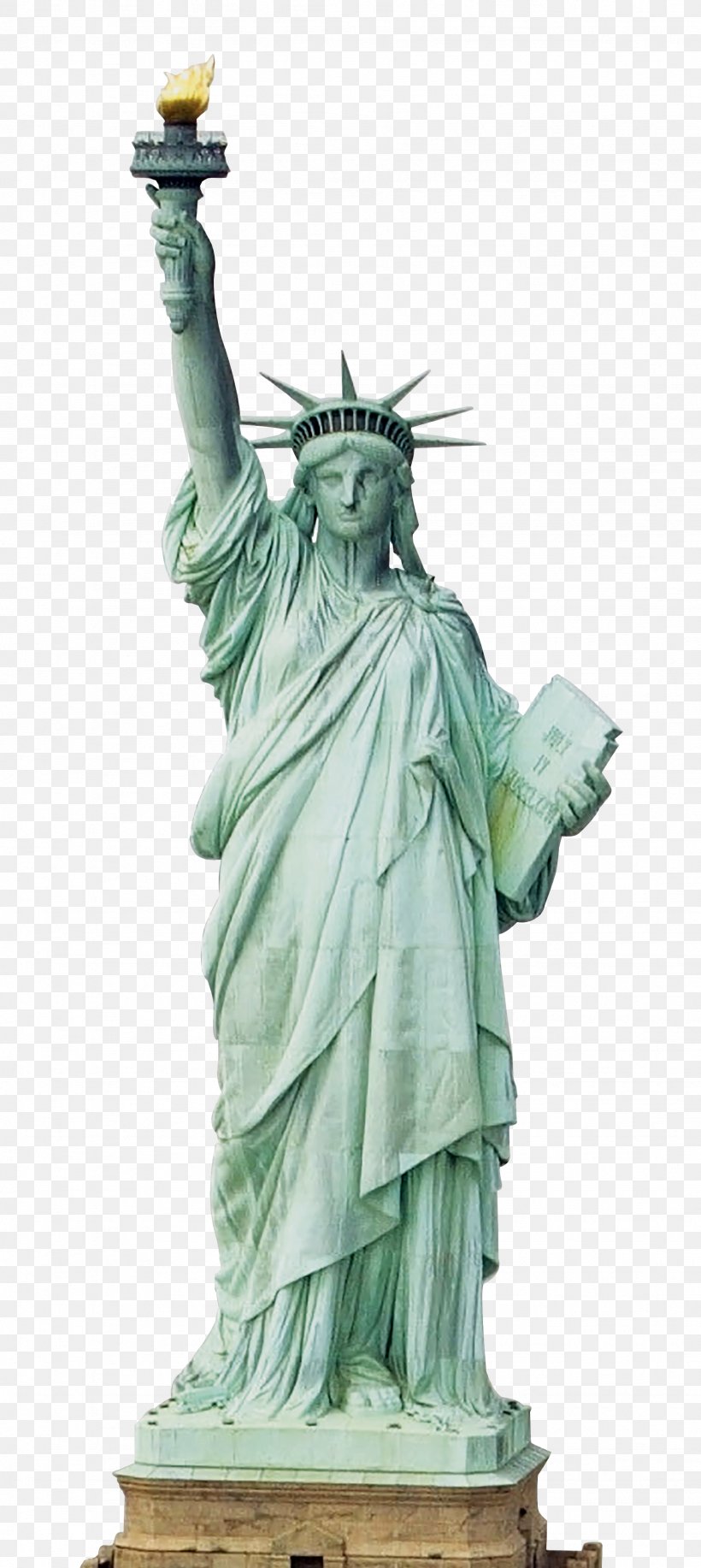 Statue Of Liberty New York Harbor Staten Island Ferry Colossus Of Rhodes The New Colossus, PNG, 1846x4127px, Statue Of Liberty, Allposterscom, Art, Artwork, Classical Sculpture Download Free
