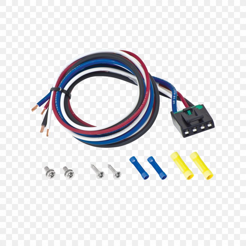 Trailer Brake Controller Cable Harness Wiring Diagram Electrical Connector Electrical Wires & Cable, PNG, 1000x1000px, Trailer Brake Controller, Ac Power Plugs And Sockets, Auto Part, Cable, Cable Harness Download Free