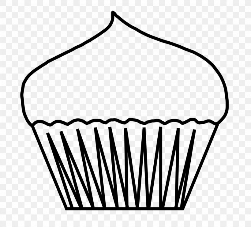 Cupcake Coloring Book Muffin Drawing Clip Art, PNG, 1024x926px, Cupcake, Area, Basket, Biscuits, Black Download Free