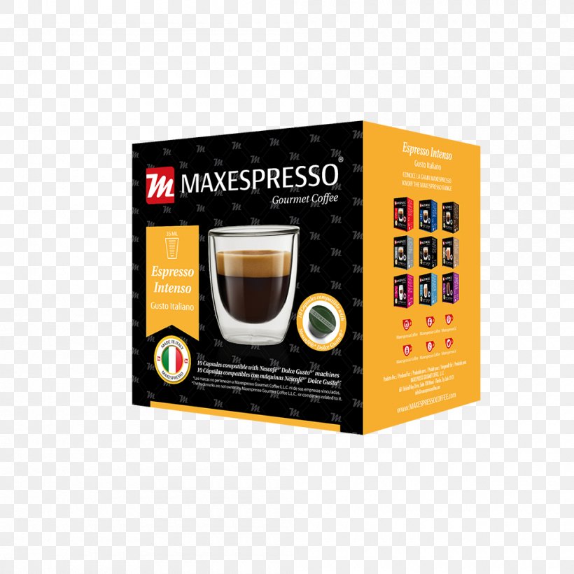 Espresso Instant Coffee Latte Cafe, PNG, 1000x1000px, Espresso, Arabica Coffee, Brand, Cafe, Capsule Download Free
