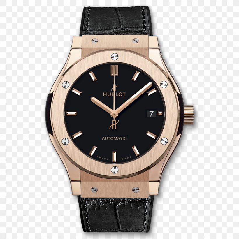 Hublot Chronograph Automatic Watch Gold, PNG, 1000x1000px, Hublot, Automatic Watch, Bezel, Brand, Brown Download Free