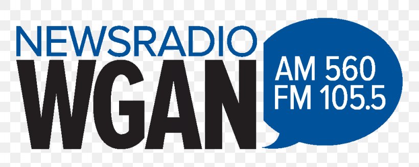Portland WGAN AM Broadcasting FM Broadcasting Internet Radio, PNG, 1024x410px, Portland, Am Broadcasting, Area, Blue, Brand Download Free