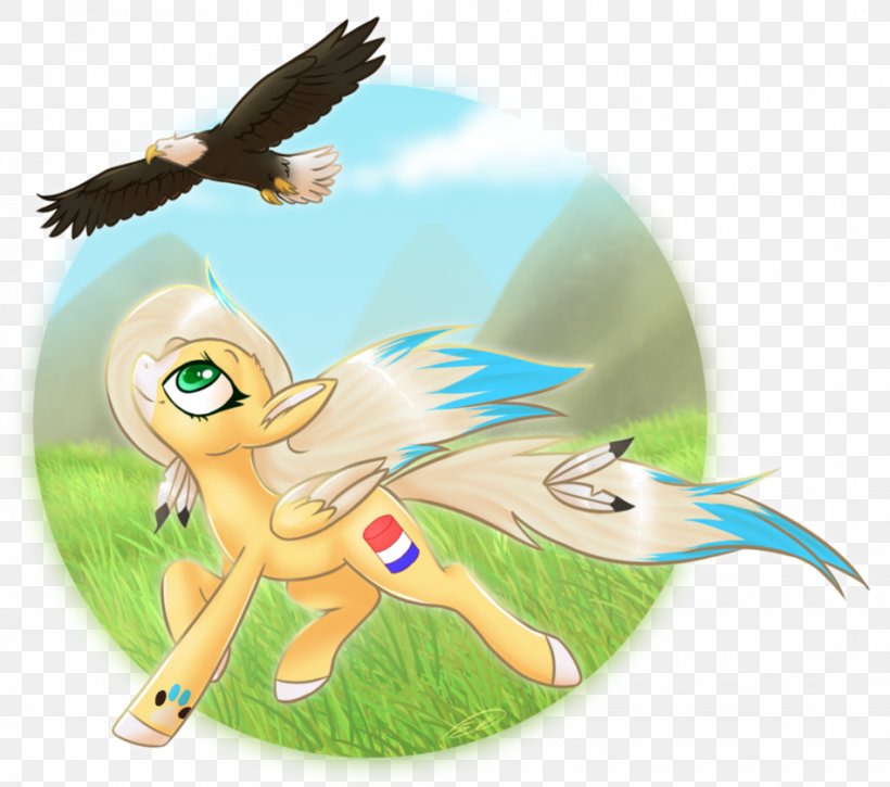 Feather Horse Fairy Cartoon, PNG, 950x841px, Feather, Beak, Bird, Cartoon, Computer Download Free