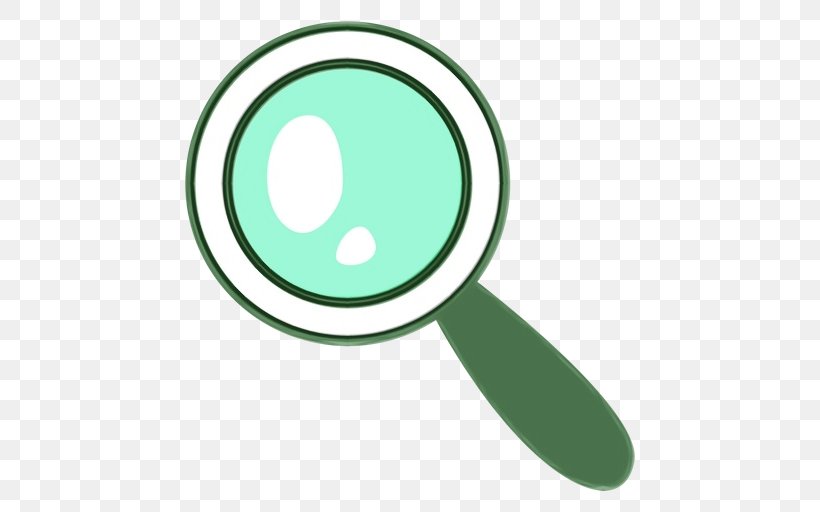 Magnifying Glass, PNG, 512x512px, Watercolor, Aqua, Green, Magnifier, Magnifying Glass Download Free