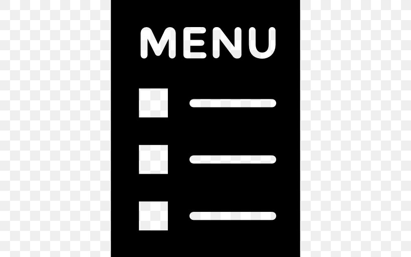 Hamburger Menu Food Restaurant, PNG, 512x512px, Hamburger, Area, Black, Black And White, Brand Download Free