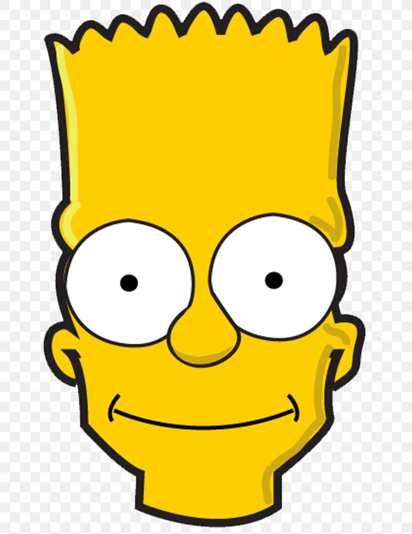 Bart Simpson Homer Simpson, PNG, 751x1063px, Emoticon, Area, Beak, Black And White, Clip Art Download Free