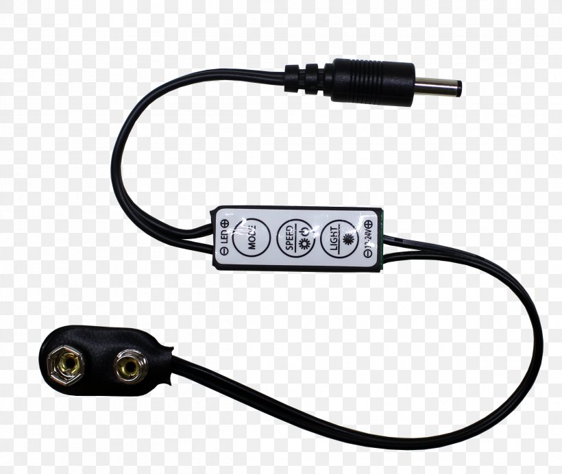 LED Strip Light Light-emitting Diode Nine-volt Battery Dimmer, PNG, 2416x2040px, Led Strip Light, Ac Adapter, Adapter, Cable, Circuit Diagram Download Free