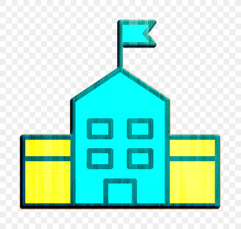School Icon, PNG, 1144x1088px, School Icon, Diagram, Line, Rectangle, Turquoise Download Free
