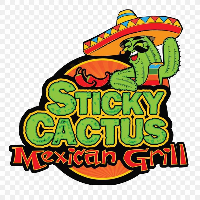Sticky Cactus Mexican Grill McDonough Mexican Cuisine Restaurant, PNG, 960x960px, Mcdonough, Area, Art, Artwork, Brand Download Free