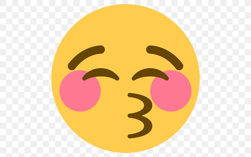 Emoji Kiss Smile Emoticon Smirk, PNG, 512x512px, Emoji, Emojipedia, Emoticon, Eye Contact, Face Download Free