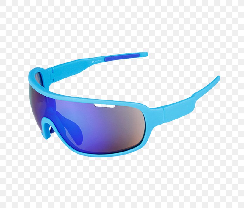 Goggles Sunglasses Lens Cycling, PNG, 700x700px, Goggles, Aqua, Azure, Blue, Clothing Download Free