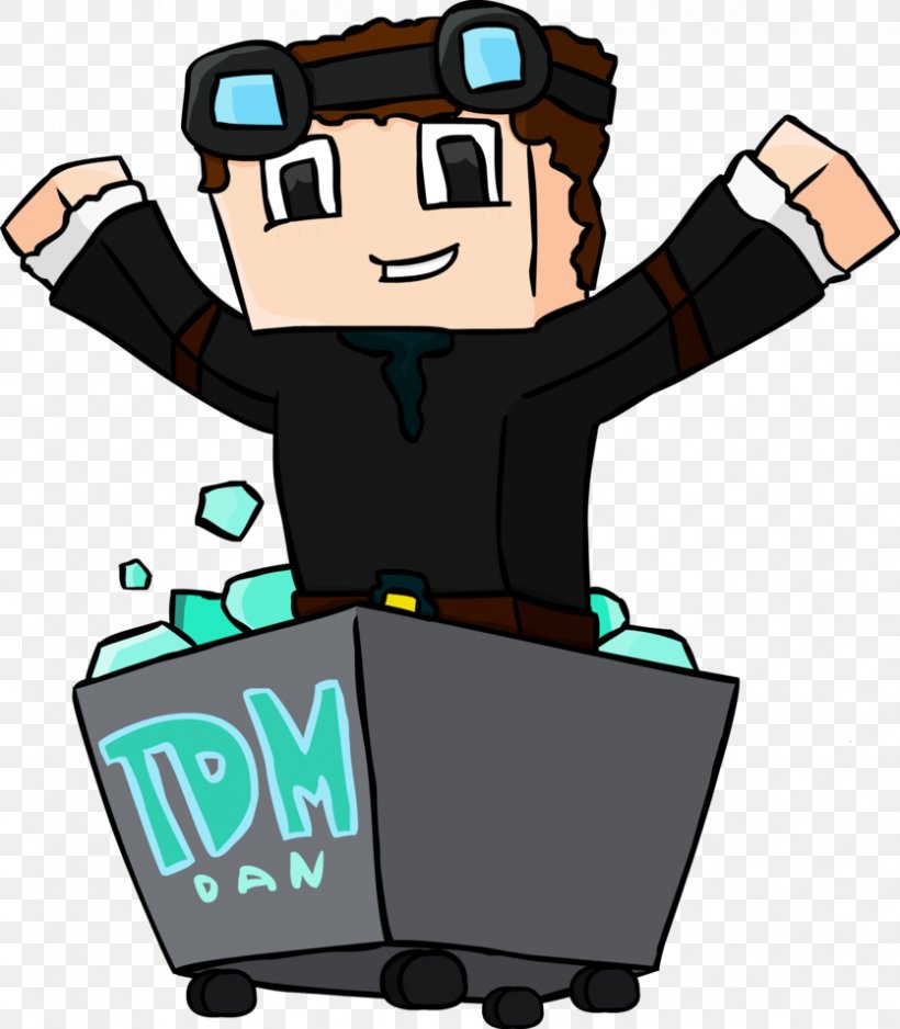 Minecraft The Sims 4 YouTuber DanTDM: Trayaurus And The Enchanted Crystal Minecart, PNG, 835x956px, Minecraft, Dantdm, Decal, Draw My Life, Fictional Character Download Free