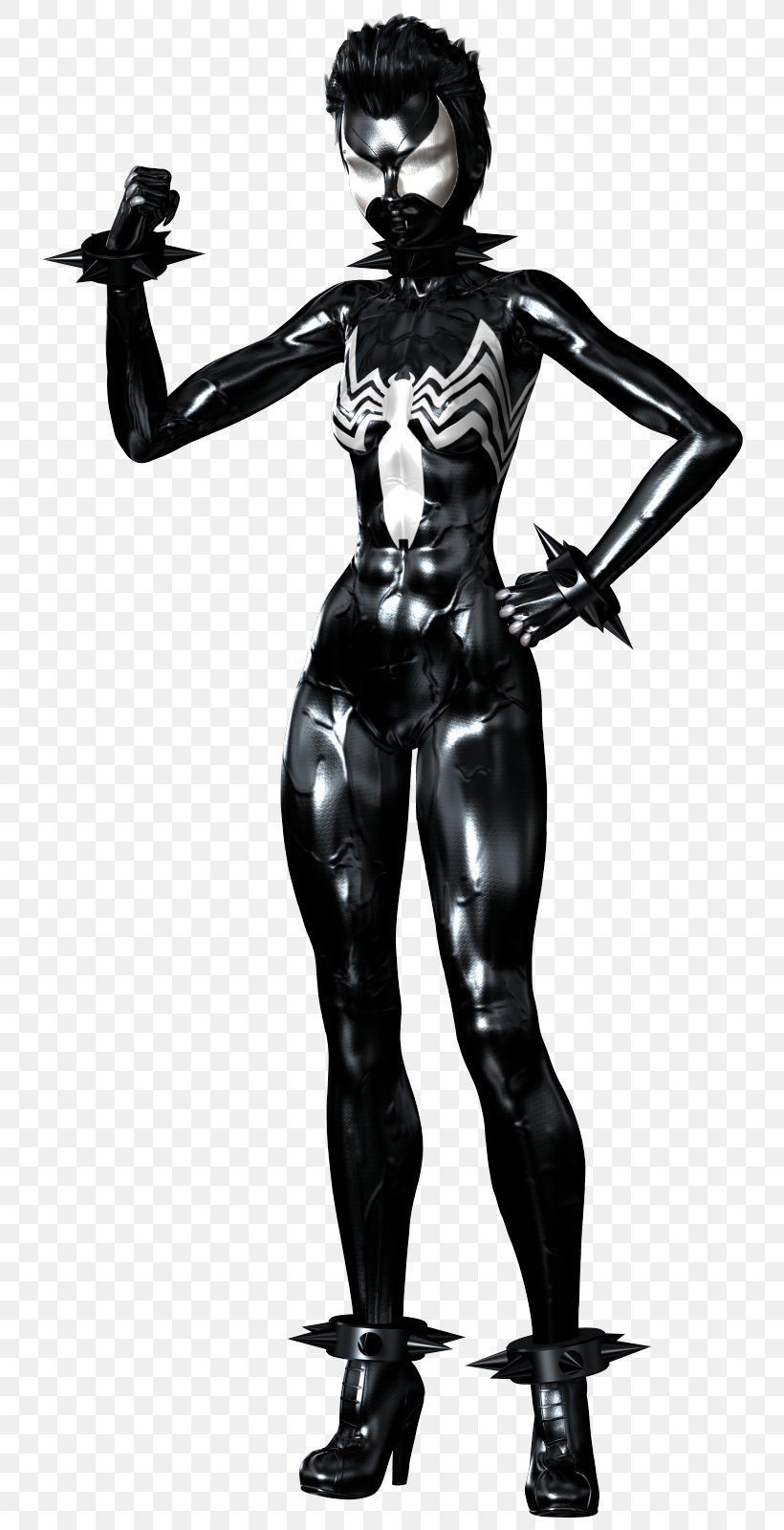 Venom Spider-Man Supervillain Ann Weying Symbiote, PNG, 735x1600px ...