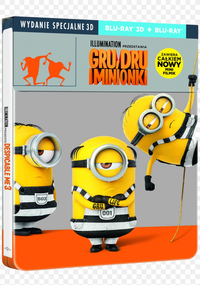 Blu-ray Disc Felonious Gru Dru Ultra HD Blu-ray 3D Film, PNG, 901x1280px, 3d Film, 4k Resolution, Bluray Disc, Animated Film, Area Download Free