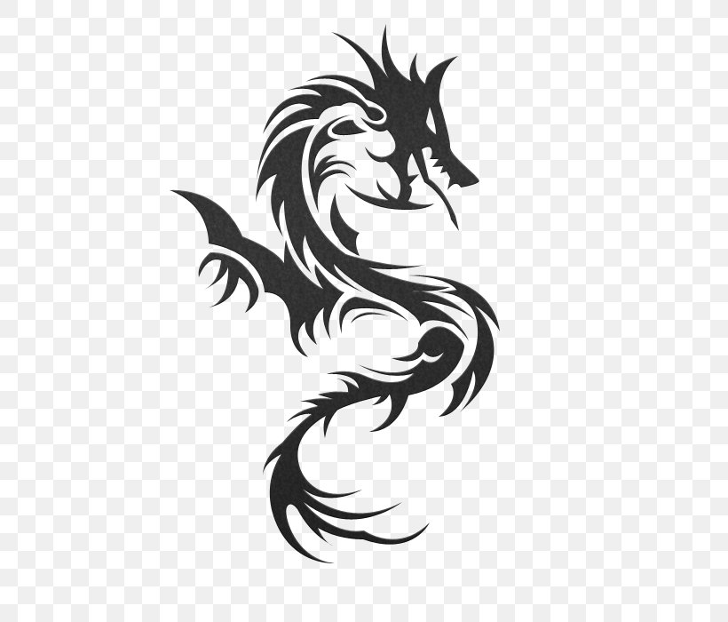 Visual Arts Dragon Black And White, PNG, 500x700px, Art, Abziehtattoo, Art Museum, Black And White, Cartoon Download Free