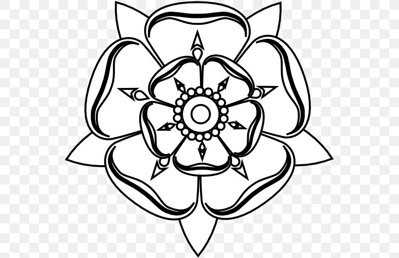 Drawing Line Art Tudor Rose Clip Art, PNG, 555x531px, Drawing, Area, Black And White, Coloring Book, Flora Download Free