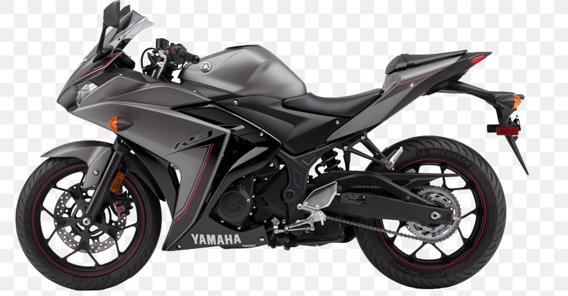 Yamaha YZF-R3 Yamaha Motor Company Motorcycle Yamaha YZF-R25 Honda, PNG, 775x428px, Yamaha Yzfr3, Antilock Braking System, Automotive Exhaust, Automotive Exterior, Automotive Lighting Download Free