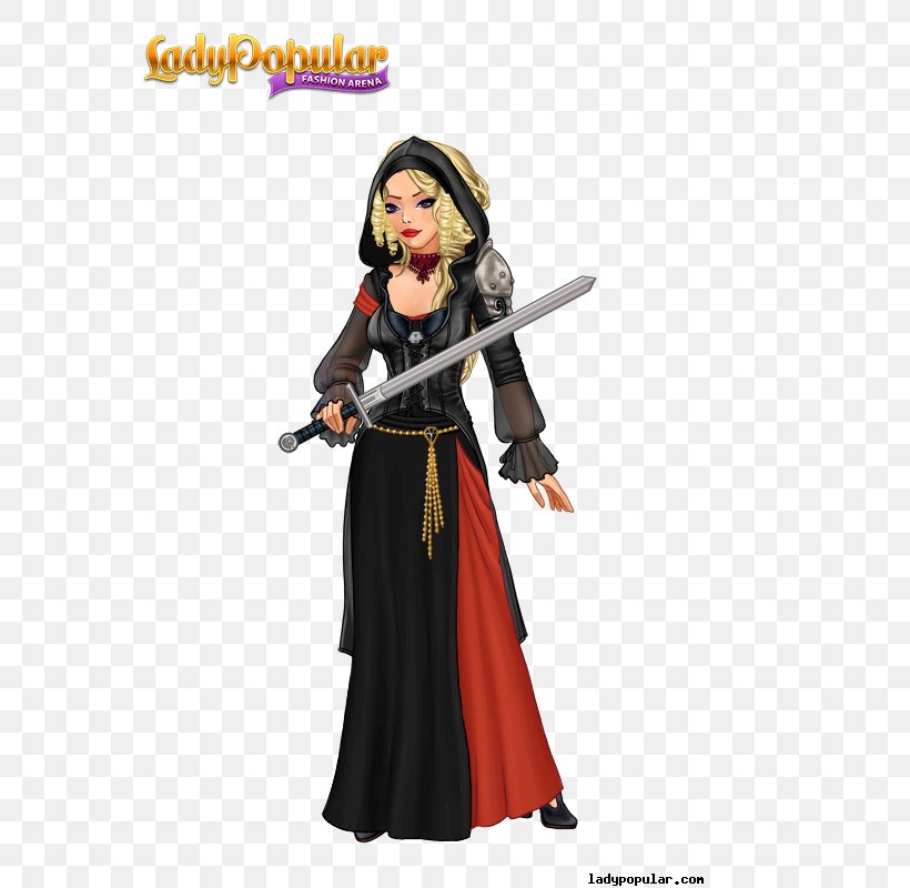 Lady Popular Fashion Game Costume Foulard, PNG, 600x800px, Lady Popular, Action Figure, Costume, Dolce Gabbana, Dress Download Free