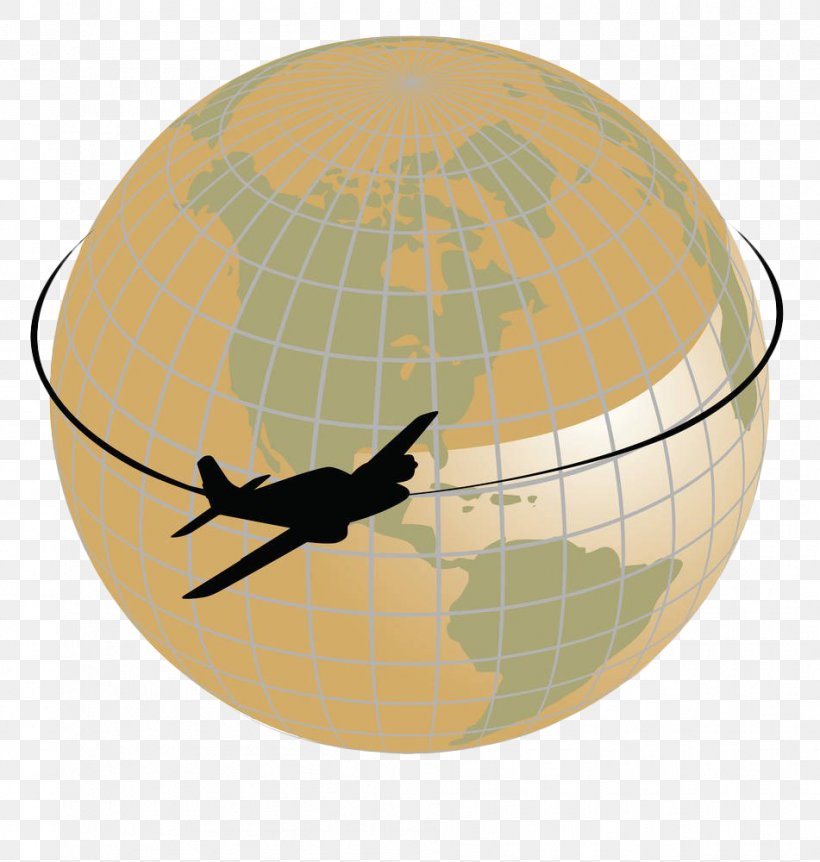 Airplane Flight Aircraft Globe Clip Art, PNG, 951x1000px, Airplane, Aircraft, Aircraft Flight Mechanics, Aviation, Ball Download Free