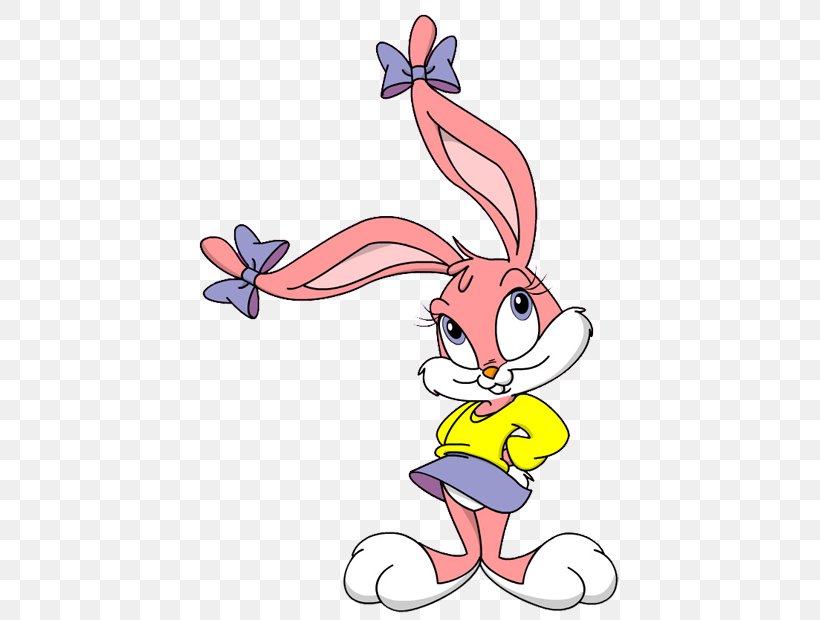 Bugs Bunny Babs Bunny Easter Bunny Cartoon Plucky Duck, PNG, 437x620px, Bugs Bunny, Animal Figure, Art, Artwork, Babs Bunny Download Free