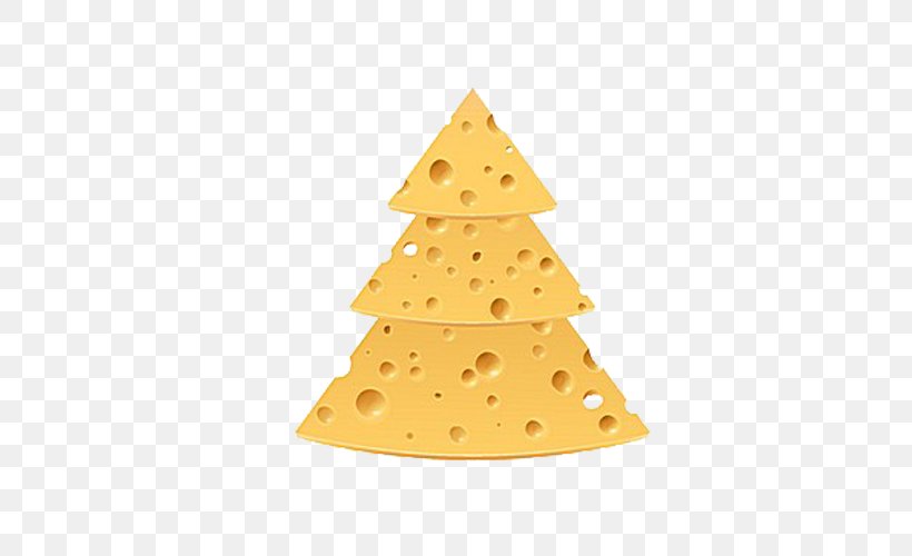 Christmas Tree Cheese Clip Art, PNG, 500x500px, Christmas Tree, Cheese, Christmas, Christmas Ornament, Cone Download Free