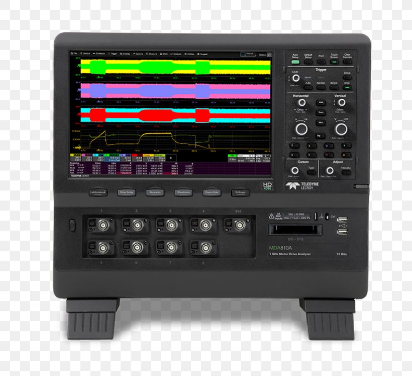 Electronics Teledyne LeCroy Oscilloscope Spectrum Analyzer Power Analysis, PNG, 750x750px, Electronics, Analyser, Audio Receiver, Display Device, Electrical Engineering Download Free
