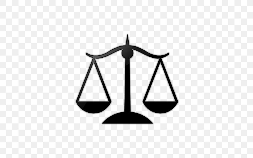 Measuring Scales Lady Justice Clip Art, PNG, 512x512px, Measuring Scales, Balans, Bilancia, Black And White, Justice Download Free