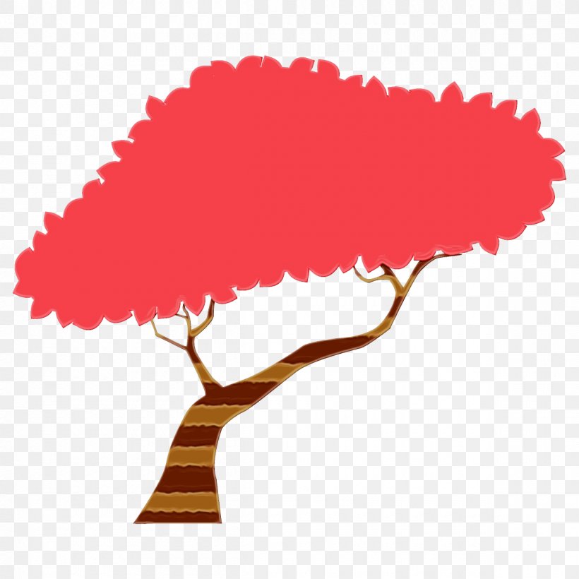 Red Pink Tree Leaf Plant, PNG, 1200x1200px, Watercolor, Leaf, Paint, Pink, Plant Download Free