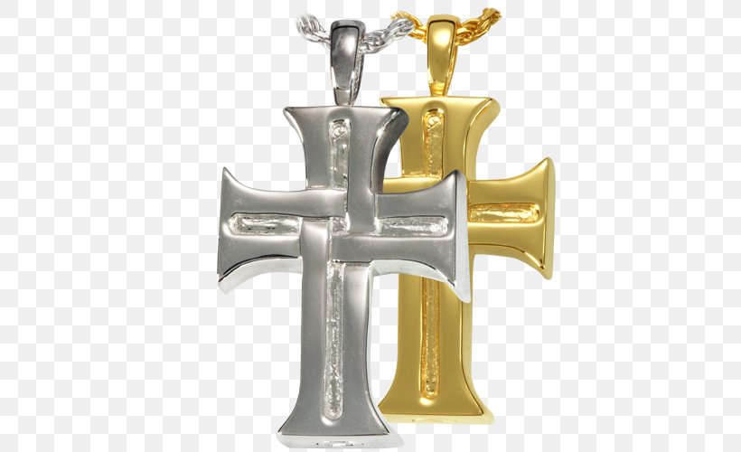 Cross Jewellery Gold Sterling Silver Charms & Pendants, PNG, 500x500px, Cross, Birthstone, Brass, Chain, Charms Pendants Download Free
