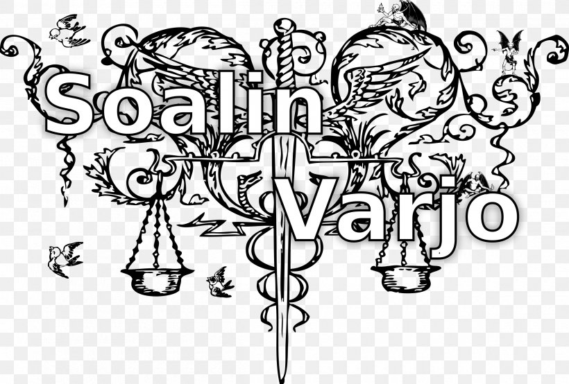 Sword Of Justice Measuring Scales Clip Art, PNG, 2400x1624px, Sword Of Justice, Art, Artwork, Black And White, Calligraphy Download Free