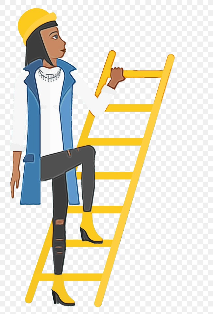 Construction Worker Ladder Clip Art, PNG, 800x1209px, Watercolor, Construction Worker, Ladder, Paint, Wet Ink Download Free