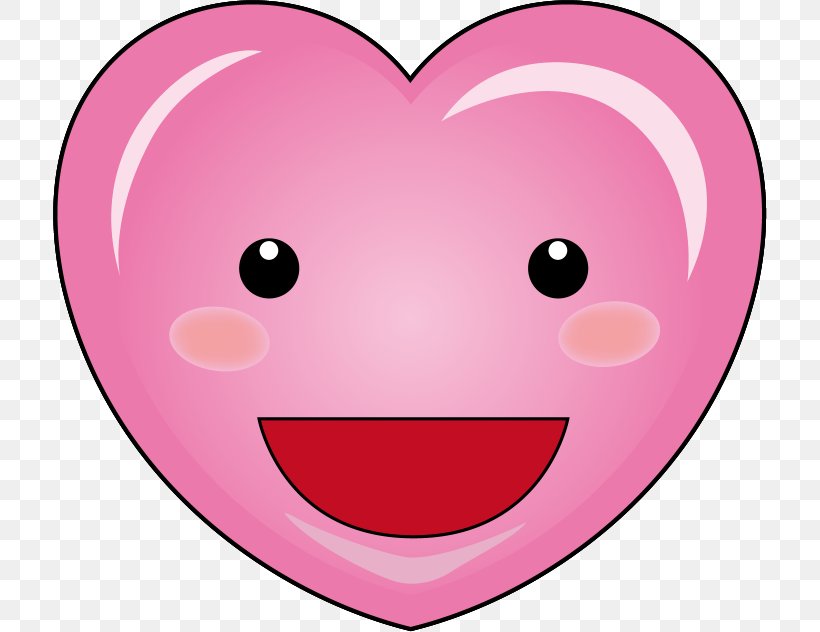 Smiley Heart Clip Art, PNG, 714x632px, Watercolor, Cartoon, Flower, Frame, Heart Download Free