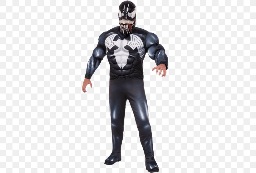 Venom Spider-Man Halloween Costume Clothing, PNG, 555x555px, Venom, Action Figure, Aggression, Buycostumescom, Clothing Download Free