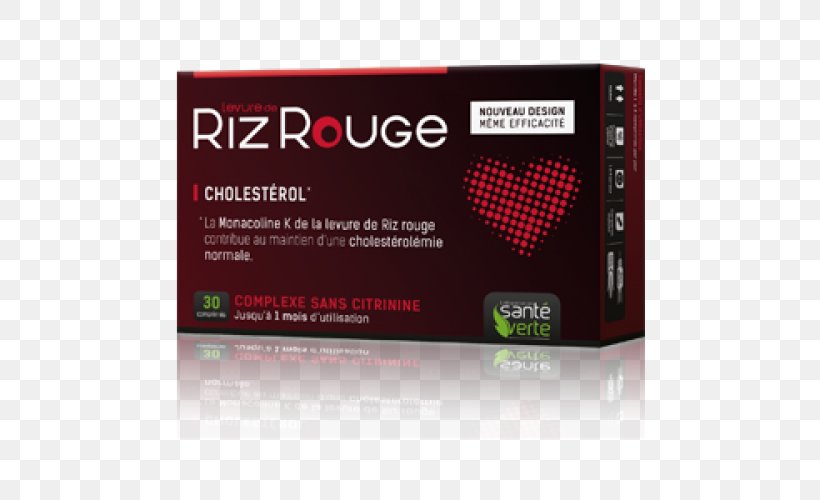 Dietary Supplement Red Yeast Rice Cholesterol Health Coenzyme Q10, PNG, 500x500px, Dietary Supplement, Brand, Cholesterol, Citrinin, Coenzyme Download Free