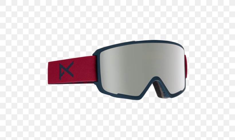 Snow Goggles Sunglasses Gafas De Esquí, PNG, 490x490px, 2018, Snow Goggles, Anon, Blue, Clothing Download Free