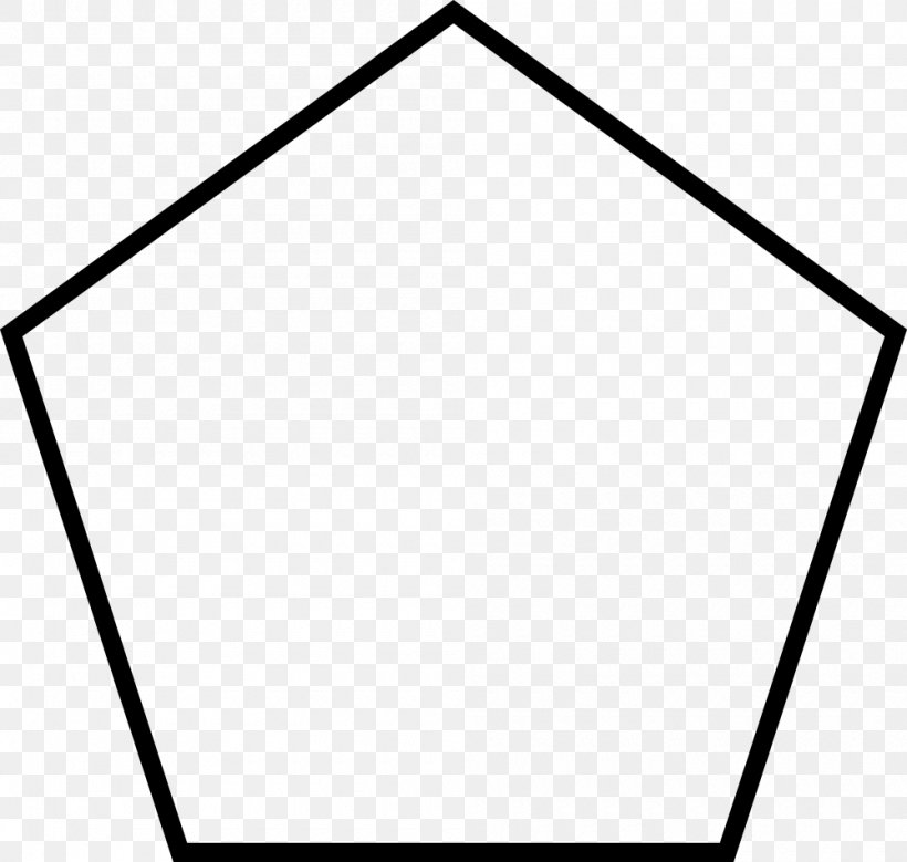Regular Polygon Pentagon Regular Polytope Shape, PNG, 1000x951px, Regular Polygon, Area, Black, Black And White, Congruence Download Free