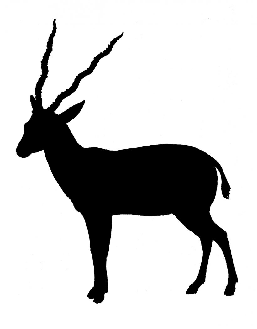 Antelope Gazelle Pronghorn Silhouette Clip Art, PNG, 1250x1600px, Antelope, Animal, Antler, Black And White, Bongo Download Free