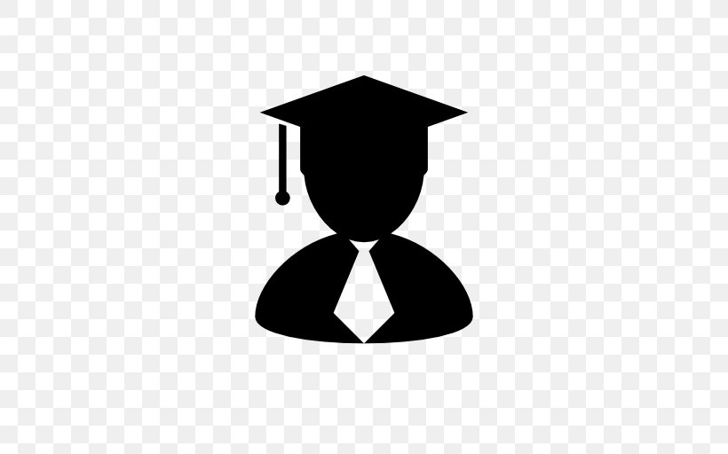 Graduation Ceremony Education School Silhouette, PNG, 512x512px, Graduation Ceremony, Black, Black And White, College, Education Download Free