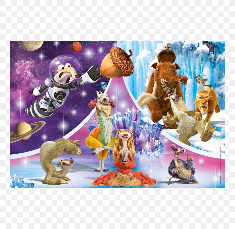 Jigsaw Puzzles CLEMENTONI S.p.A. Ice Age Toy Board Game, PNG, 800x800px, Jigsaw Puzzles, Board Game, Centimeter, Clementoni Spa, Figurine Download Free