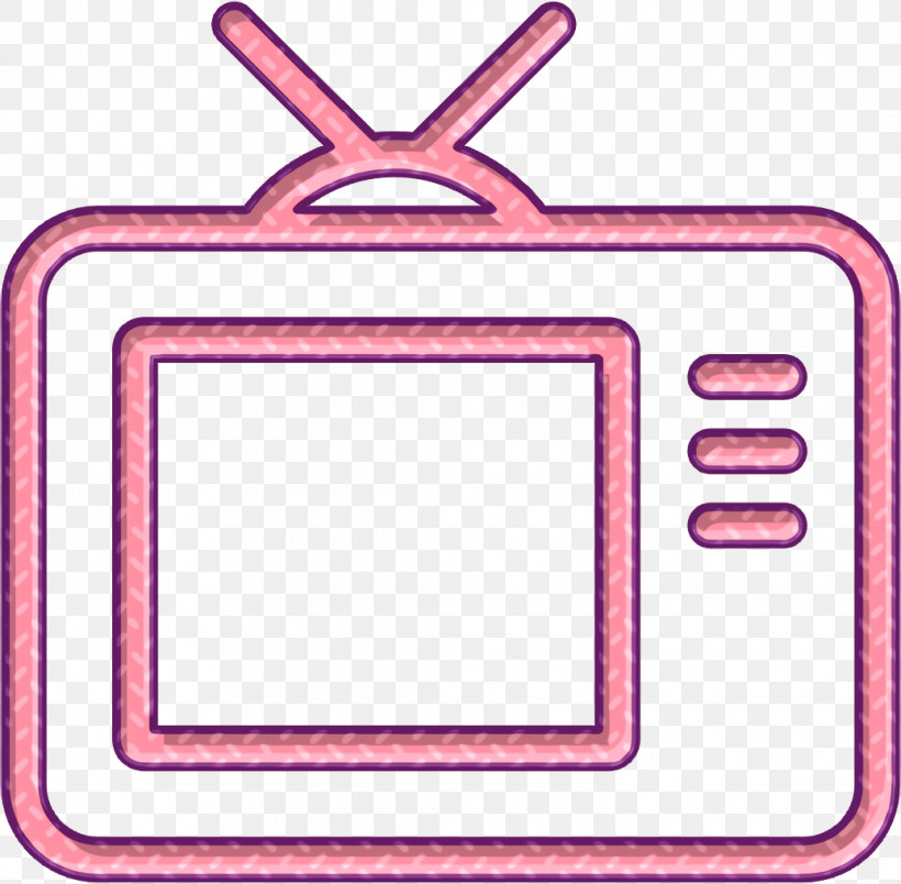 Tv Icon For Your Interface Icon Television Icon, PNG, 1036x1016px, Tv Icon, Film Frame, For Your Interface Icon, Geometry, Line Download Free