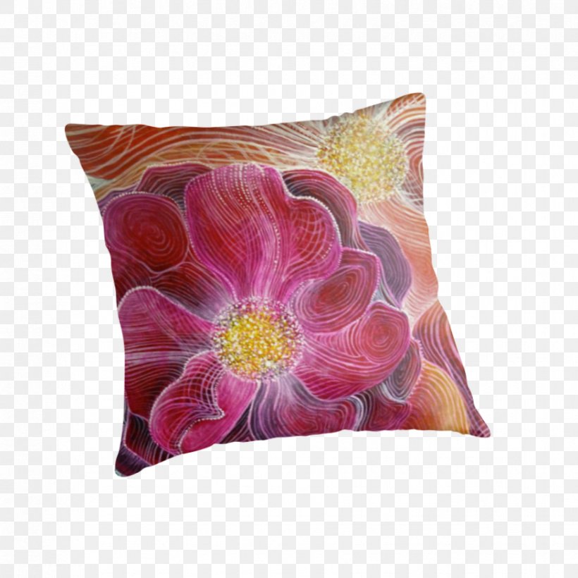 Cushion Throw Pillows Petal, PNG, 875x875px, Cushion, Flower, Magenta, Petal, Pillow Download Free