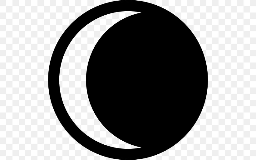 Lunar Phase Moon Symbol Shape, PNG, 512x512px, Phase, Black, Black And White, Crescent, Impact Crater Download Free