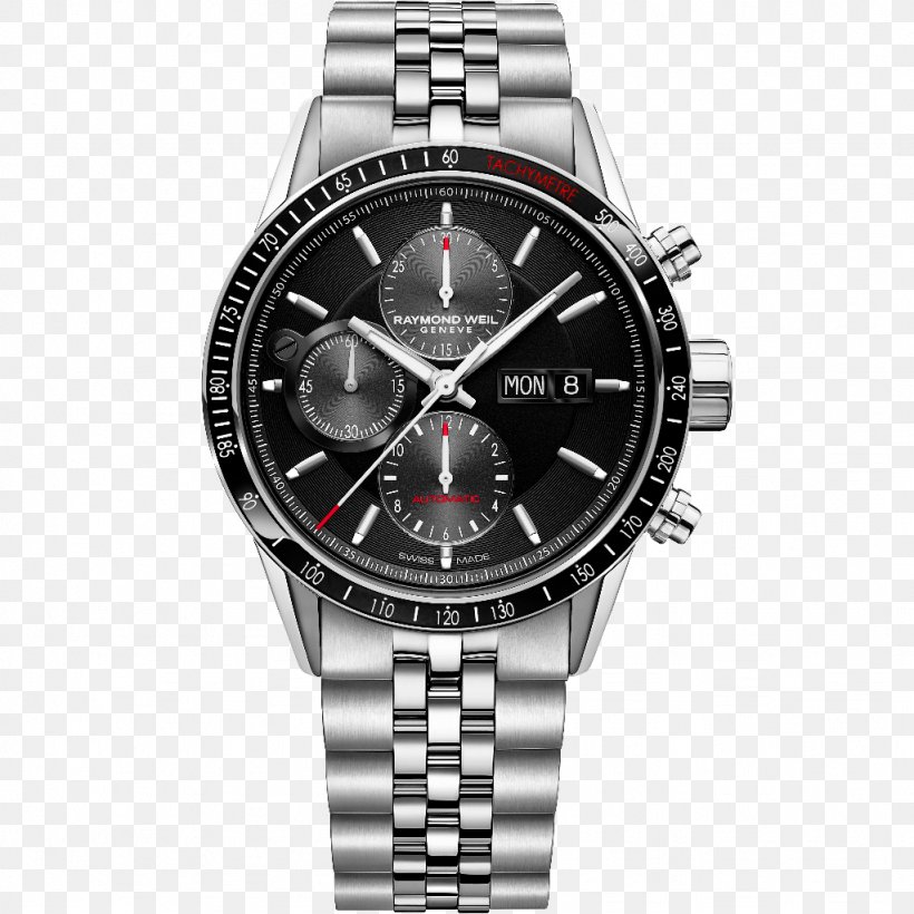 Raymond Weil Chronograph Automatic Watch Tachymeter, PNG, 1024x1024px, Raymond Weil, Automatic Watch, Brand, Chronograph, Diving Watch Download Free