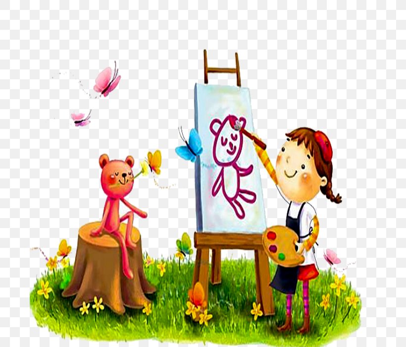 Child Painting Art Drawing Wallpaper, PNG, 700x700px, Watercolor, Cartoon, Flower, Frame, Heart Download Free