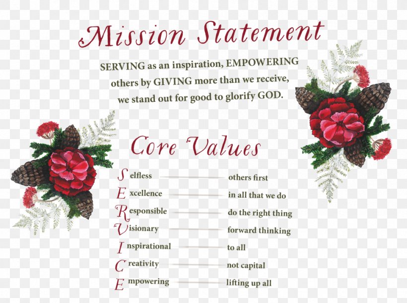 Garden Roses Mission Statement Organization Greeting & Note Cards Vision Statement, PNG, 967x720px, Garden Roses, Artificial Flower, Business, Christmas, Christmas Decoration Download Free